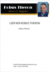 Leer ken Kobus Theron